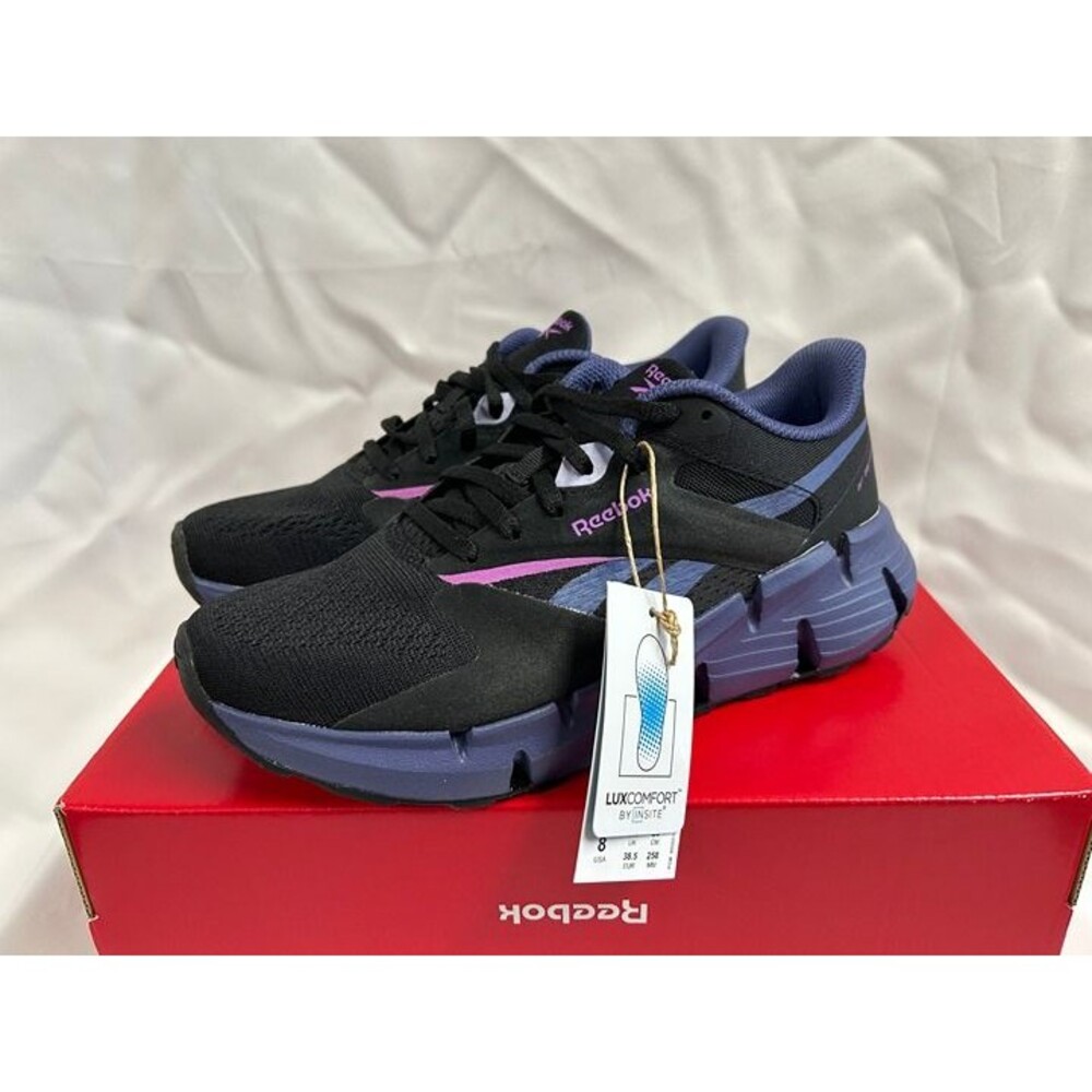 Reebok Zig Dynamica 5 Women’s Running Shoes Size US 8 Black/Purple 100210043